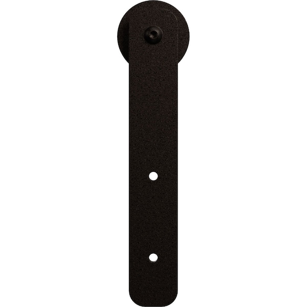 Ekena Millwork Economy Straight Strap Silent Roller Hanger w/ Bolts for Barn Door for 1 3/8" to 1 3/4" Doors GB6008RAB - main